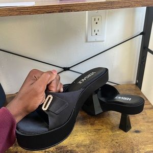 VERSACE “biggie” mule